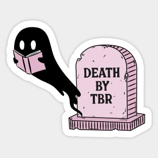 death by tbr Sticker